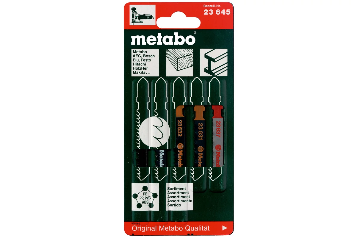 METABO - Szúrófűrészlap készlet 10 db - 623599000
