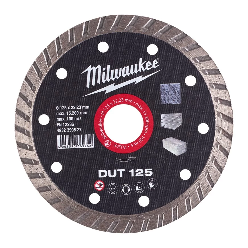 MILWAUKEE Gyémánt vágótárcsa DUT 125x22,2mm