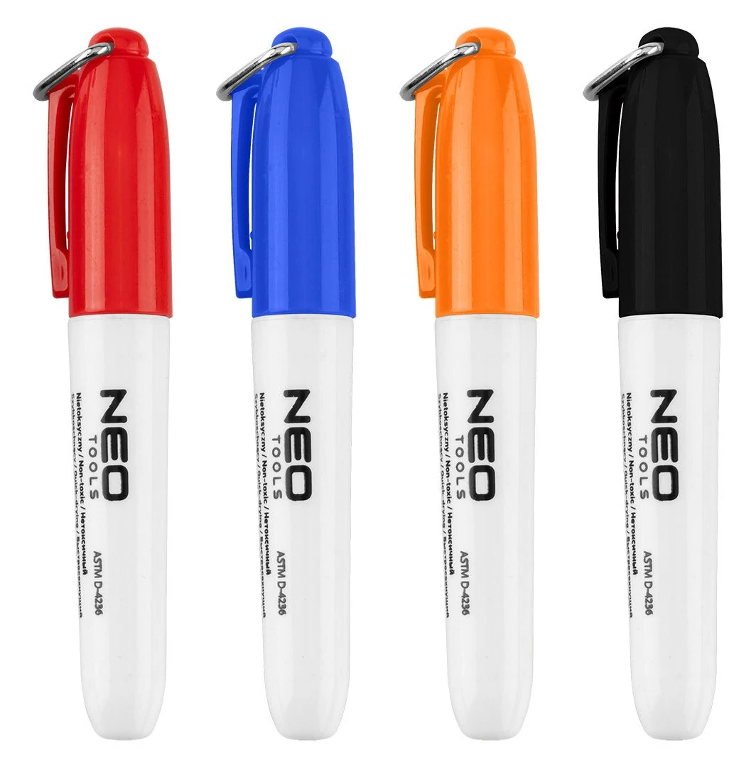 NEO TOOLS vízálló színes jelölő filctoll (marker), tartós