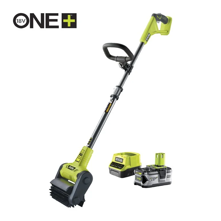 RYOBI RY18PCB-140 18V járólap és térkő tisztítő, seprű, súroló kefével (1x4.0Ah)