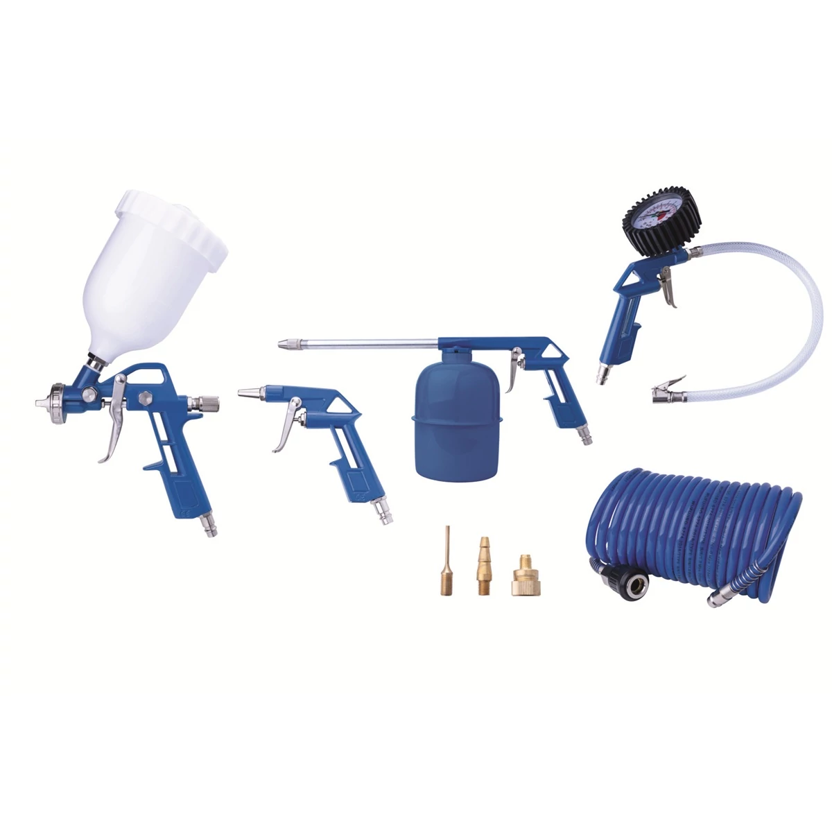 Scheppach kompresszor kiegészítő szett, 5 részes