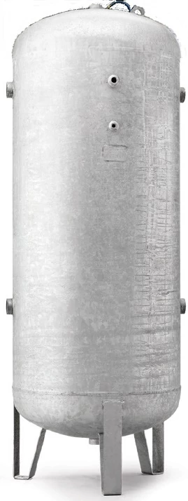 Légtartály, álló, galvanizált, 270 liter, 11 bar