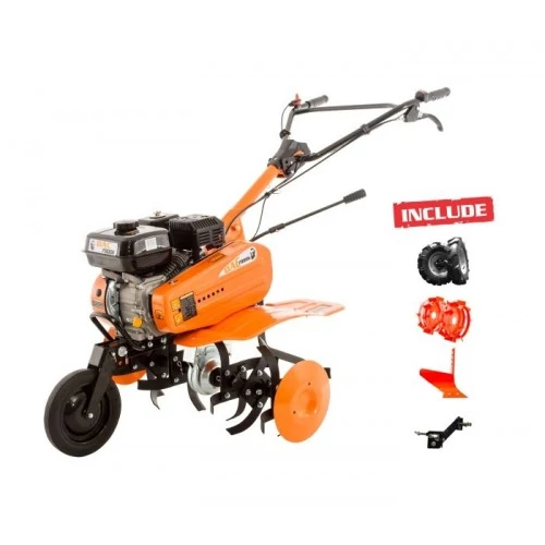 RURIS – Benzinmotoros rotációs kapa DAC 7000 ACC2 (7LE, 208cm3) tartozékokkal